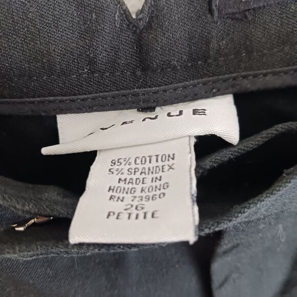 Avenue stretch women's plus size black pants size 26 petite - Picture 4 of 7